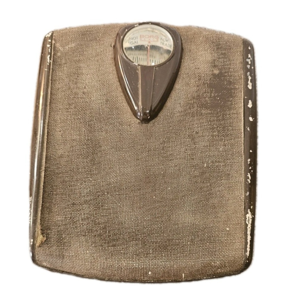 vintage Borg-Erickson 1940s 1950s Health-O-Meter Bathroom Scale, Working